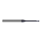 Harvey Tool 919208-C6 | 1/8" Diameter x 1/4" Shank x 0.1000" LOC x 4" OAL 2FL AlTiN Nano Coated Carbide Ball End Mill