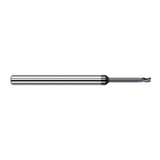 Harvey Tool 911445-C6 | 2.000mm Diameter x 4.000mm Shank x 3.000mm LOC x 50.000mm OAL 3FL AlTiN Nano Coated Carbide Single End Mill for Exotic Alloys
