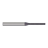 Harvey Tool 941825-C6 | 0.0250" Diameter x 1/8" Shank x 1/4" LOC x 2-1/2" OAL 4FL AlTiN Nano Coated Carbide Single End Mill for Exotic Alloys