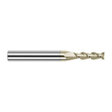 Harvey Tool 24208-C7 | 1/8" Diameter x 1/8" Shank x 1/2" LOC x 1-1/2" OAL 2FL ZrN Coated Carbide Single End Mill