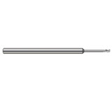Harvey Tool 861062 | 1/16" Diameter x 1/8" Shank x 3/32" LOC x 2-1/2" OAL 0.0050" Radius 3FL Uncoated Carbide Corner Radius & Corner Chamfer End Mill for Aluminum Alloys