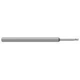 Harvey Tool 891908-C8 | 1/8" Diameter x 1/8" Shank x 3/16" LOC x 2-1/2" OAL 0.0300" Radius 3FL TiB2 Coated Carbide Corner Radius & Corner Chamfer End Mill for Aluminum Alloys