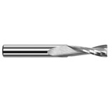 Harvey Tool 54093 | 3/32" Diameter x 1/8" Shank x 0.2790" LOC x 1-1/2" OAL 0.0050" Radius 2FL Uncoated Carbide Corner Radius & Corner Chamfer End Mill for Plastics