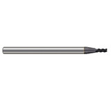 Harvey Tool 53655-C6 | 1.40mm Diameter x 1/8" Shank x 0.275" LOC x 2-1/2" OAL x 0.005" Radius 3 Flute AlTiN Nano Coated Carbide Corner Radius End Mill