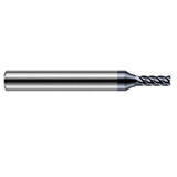 Harvey Tool 933240-C6 | 0.0400" Diameter x 1/4" Shank x 0.1200" LOC x 2-1/2" OAL 0.0050" Radius AlTiN Nano Coated Carbide Corner Radius & Corner Chamfer End Mil