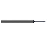 Harvey Tool 55020-C3 | 0.0200" Diameter x 1/8" Shank x 0.0300" LOC x 2-1/2" OAL 0.0040" Radius 3FL AlTiN Coated Carbide Corner Radius & Corner Chamfer End Mill for Medium Alloy Steels