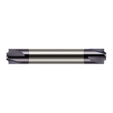Harvey Tool 67615-C3 | 1/8" Diameter x 1/8" Shank x 1-1/2" OAL 0.0580" Tip Diameter 4FL AlTiN Coated Solid Carbide Double End Corner Rounding End Mill