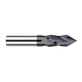 Harvey Tool 15403-C3 | 3/64" Diameter x 1/8" Shank x 0.141" LOC x 1-1/2" OAL x 60 Degree Included Angle 4 Flute AlTiN Coated Carbide Drill Mill