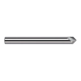 Harvey Tool 854430 | 60 Degree Point Angle 1/8" Shank x 0.0980" LOC x 1-1/2" OAL Uncoated Solid Carbide Radius Point Engraving Cutter