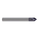 Harvey Tool 976608-C3 | 1/8" Diameter x 1/8" Shank x 0.1290" LOC x 2" OAL AlTiN Coated Solid Carbide Engraving Cutter Marking Cutter for Ferrous Materials