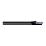 Harvey Tool 48430-C3 | 90 Degree Point Angle 1/4" Shank x 0.1230" LOC x 2-1/2" OAL AlTiN Coated Solid Carbide Radius Point Engraving Cutter