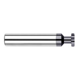 Harvey Tool 836830-C3 | 3/8" Diameter x 1/16" Width x 3/8" Shank 0.0050" Corner Radus AlTiN Coated Solid Carbide Straight Tooth Keyseat Cutter