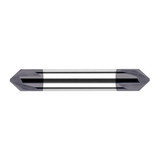 Harvey Tool 934015-C3 | 15 Degree Angle per Side 0.5880" LOC x 0.3750" Shank AlTiN Coated Solid Carbide Deburring Chamfer Mill