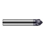 Harvey Tool 916548-C3 | 30 Degree Angle per Side 0.5620" LOC x 0.7500" Shank AlTiN Coated Solid Carbide Deburring Chamfer Mill