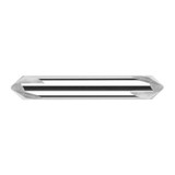 Harvey Tool 18615 | 15 Degree Angle per Side 0.7930" LOC x 0.5000" Shank Uncoated Solid Carbide Deburring Chamfer Mill