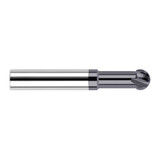 Harvey Tool 22932-C3 | 220 Degree Sperical Ball 1/2" Diameter x 1/2" Shank x 0.3360" LOC x 6" OAL 4FL AlTiN Coated Carbide Undercutting End Mill
