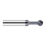 Harvey Tool 933016-C3 | 300 Degree Sperical Ball 1/4" Diameter x 1/4" Shank x 0.2330" LOC x 2-1/2" OAL 4FL AlTiN Coated Carbide Undercutting End Mill