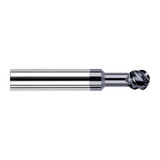 Harvey Tool 970493-C3 | 270 Degree Sperical Ball 3/32" Diameter x 1/8" Shank x 0.0790" LOC x 2" OAL 2FL AlTiN Coated Carbide Undercutting End Mill