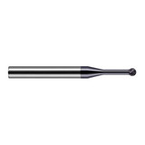 Harvey Tool 890847-C3 | 270 Degree Sperical Ball 3/64" Diameter x 1/8" Shank x 0.0400" LOC x 1-1/2" OAL FL AlTiN Coated Carbide Undercutting End Mill