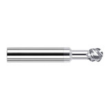 Harvey Tool 994720-C8 | 270 Degree Sperical Ball 5/16" Diameter x 5/16" Shank x 0.2660" LOC x 2-1/2" OAL 4FL TiB2 Coated Carbide Undercutting End Mill