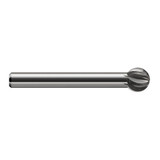 Harvey Tool 956132 | 270 Degree Sperical Ball 1/2" Diameter x 5/16" Shank x 0.4320" LOC x 4" OAL 6FL Uncoated Carbide Undercutting End Mill