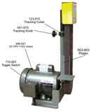 Kalamazoo 1SM | 1" X 42" Belt Sander 1/3" HP Single Phase for Deburring, Sanding, Sharpening