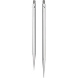 Starrett 50CA | 4-1/2" & 5" Steel Trammel Point With Black Wrinkle Finish For Use With 50A