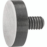 Starrett 70805 | 3/8" Diameter 4-48 Thread Hardened Steel AGD Indicator Flat End Contact Point #17