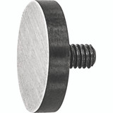 Starrett 70806 | 1/2" Diameter 4-48 Thread Hardened Steel AGD Indicator Flat End Contact Point #17