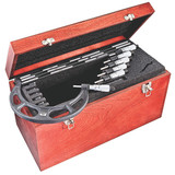Starrett 64465 | 6"-12" Range 6 Pc. Carbide Micrometer Set 0.0001" Graduation