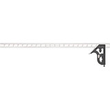 Starrett 50063 | 2 Pc. 24" Hardened Steel Blade Combination Square 4R Graduation with Square Head