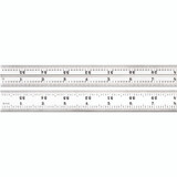 Starrett 50098 | Hardened and Tempered Steel Blade For Use With Combination Squares, Sets/Bevel Protractors