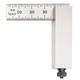 Starrett 56260 | 50mm Hardened Steel Inch Reading Double Square with Hardened Steel Head