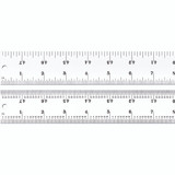Starrett 66889 | 48" Heavy Spring-Tempered Steel Rule 1/8", 1/16", 1/32", 1/64" Graduation