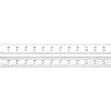 Starrett 66887 | 24" Spring-Tempered Steel Rule 1/8", 1/16", 1/32", 1/64" Graduation