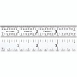 Starrett 56467 | 4" Spring-Tempered Steel Rule 1/8", 1/16", 1/32", 1/64" Graduation