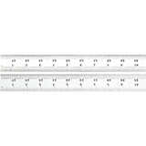 Starrett 56437 | 48" Spring-Tempered Steel Rule 1/16", 1/32", 1/64" Graduation