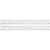 Starrett 52631 | 300mm Spring-Tempered Steel Rule 1mm, 0.5mm Graduation