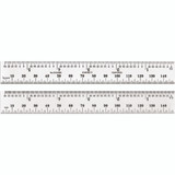 Starrett 52634 | 5-3/4" Spring-Tempered Steel Rule 1/32", 1/64"; 1/64", 3/64" Graduation