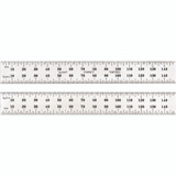 Starrett 56049 | 150mm Spring-Tempered Steel Full-Flexible Rule 1mm, 0.5mm Graduation
