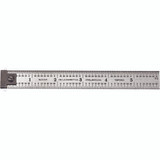 Starrett 52662 | 6" Spring-Tempered Steel Rule 1/8", 1/16", 1/32", 1/64" Graduation