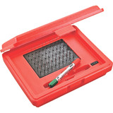 Starrett 67481 | 0.0110" - 0.0600" Range (Minus) 50 Pc. Precision Steel Pin Gage Set 0.0002" Tolerance