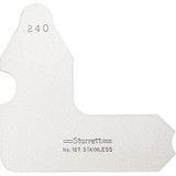Starrett 63452 | 15/64" Satin Coated Steel Individual Radius Gage