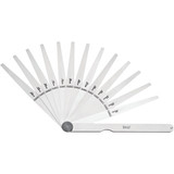 Starrett 57088 | 0.0011"-0.0196" Tempered Steel Thickness Gage 13 Leaves Tapered