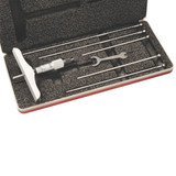 Starrett 52224 | 0"-6" Range Depth Micrometer 0.0010" Graduation 4" Base Length Ratchet Thimble