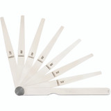 Starrett 50652 | 0.0015"-0.0150" Tempered Steel Thickness Gage 8 Leaves Tapered