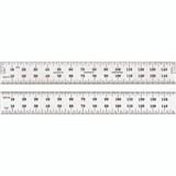 Starrett 55969 | 150mm Spring-Tempered Steel Full-Flexible Rule 1mm, 0.5mm Graduation