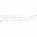 Starrett 52635 | 11-3/4" Spring-Tempered Steel Rule 1/32", 1/64"; 1/64", 3/64" Graduation