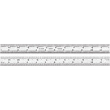 Starrett 51336 | 12" Semi-Flexible Steel Semi-Flexible Rule 1/10", 1/50", 1/32", 1/64" Graduation