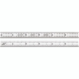 Starrett 51334 | 6" Full-Flexible Steel Full-Flexible Rule 1/10", 1/50", 1/32", 1/64" Graduation